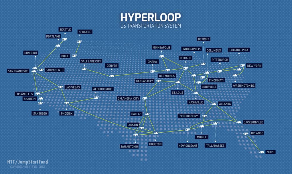 Hyperloop Map